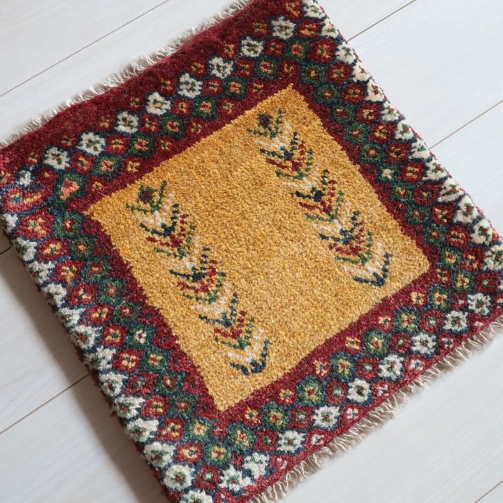 ギャッベ（ギャベ）ラティーフ　42×41cm（BP-13092）