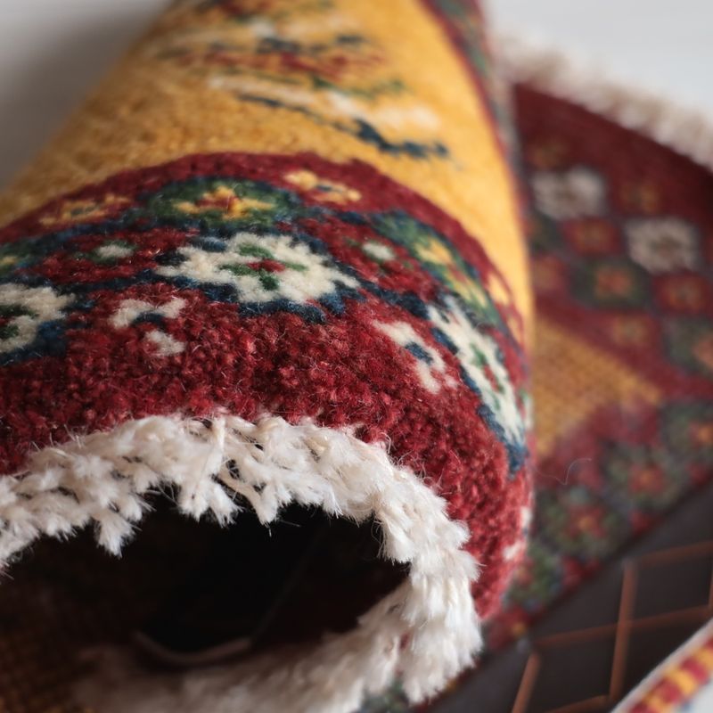 ギャッベ（ギャベ）ラティーフ　42×41cm（BP-13092）