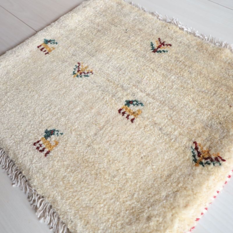 ギャッベ (ラティーフ) 38×43cm（BP-13093） – ギャッベ＆ペルシャ絨毯