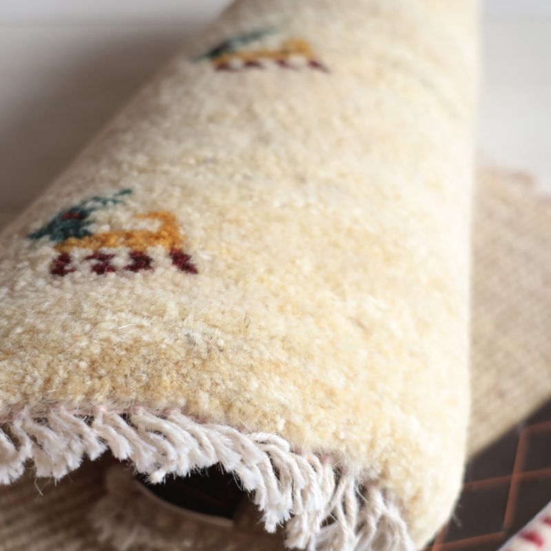 ギャッベ（ギャベ）ラティーフ　38×43cm（BP-13093）