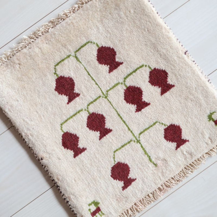 ギャッベ（ギャベ）ラティーフ　39×38cm（BP-13094）