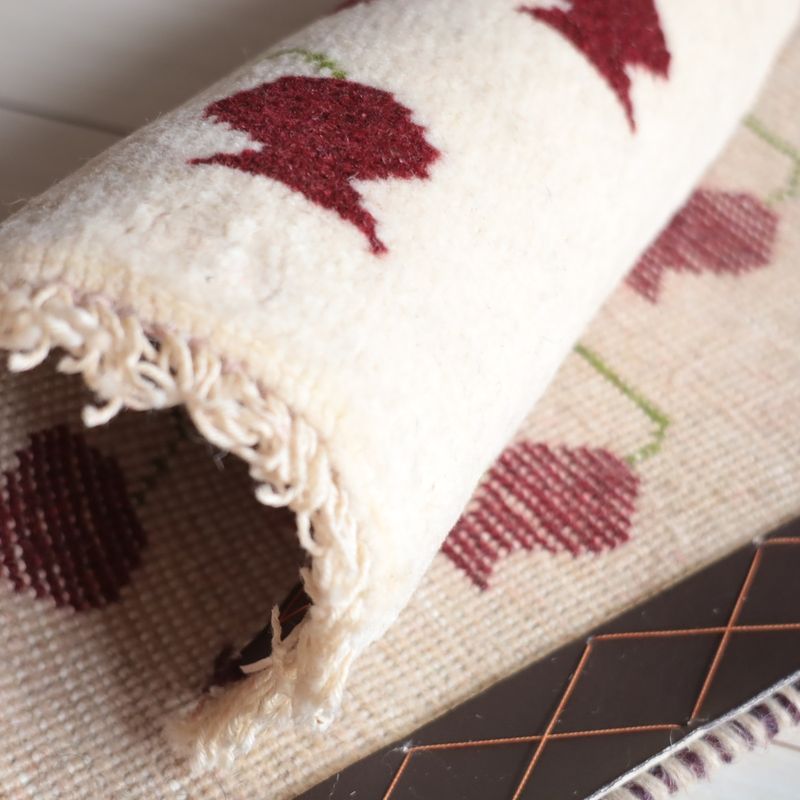 ギャッベ (ラティーフ) 39×38cm（BP-13094） – ギャッベ＆ペルシャ絨毯