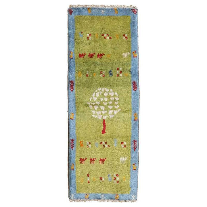 【オーダーメイド受付中】イラン　シラーズ産　ギャッベ 　（br-10046）