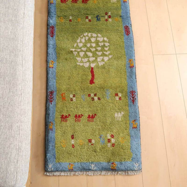 【オーダーメイド受付中】イラン　シラーズ産　ギャッベ 　（br-10046）