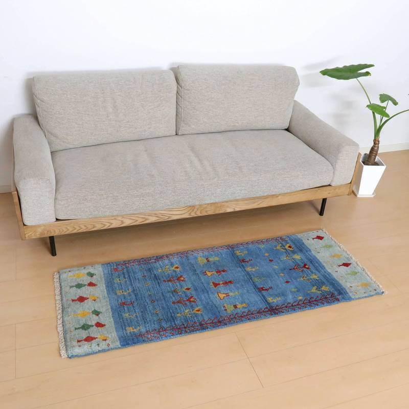 【オーダーメイド受付中】イラン　シラーズ産　ギャッベ 　（br-10051）