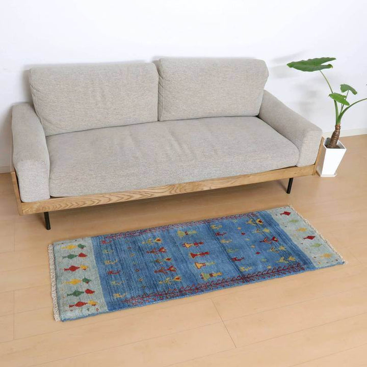 【オーダーメイド受付中】イラン　シラーズ産　ギャッベ 　（br-10051）