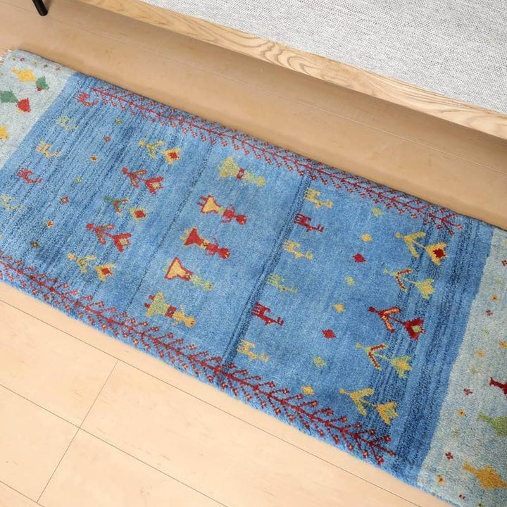 【オーダーメイド受付中】イラン　シラーズ産　ギャッベ 　（br-10051）