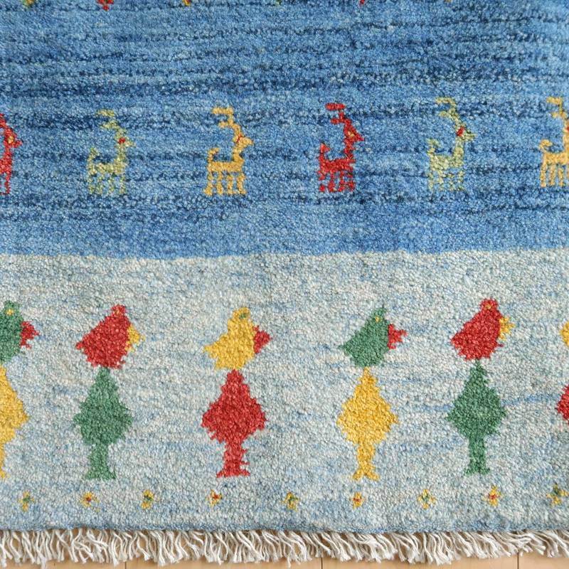 【オーダーメイド受付中】イラン　シラーズ産　ギャッベ 　（br-10051）