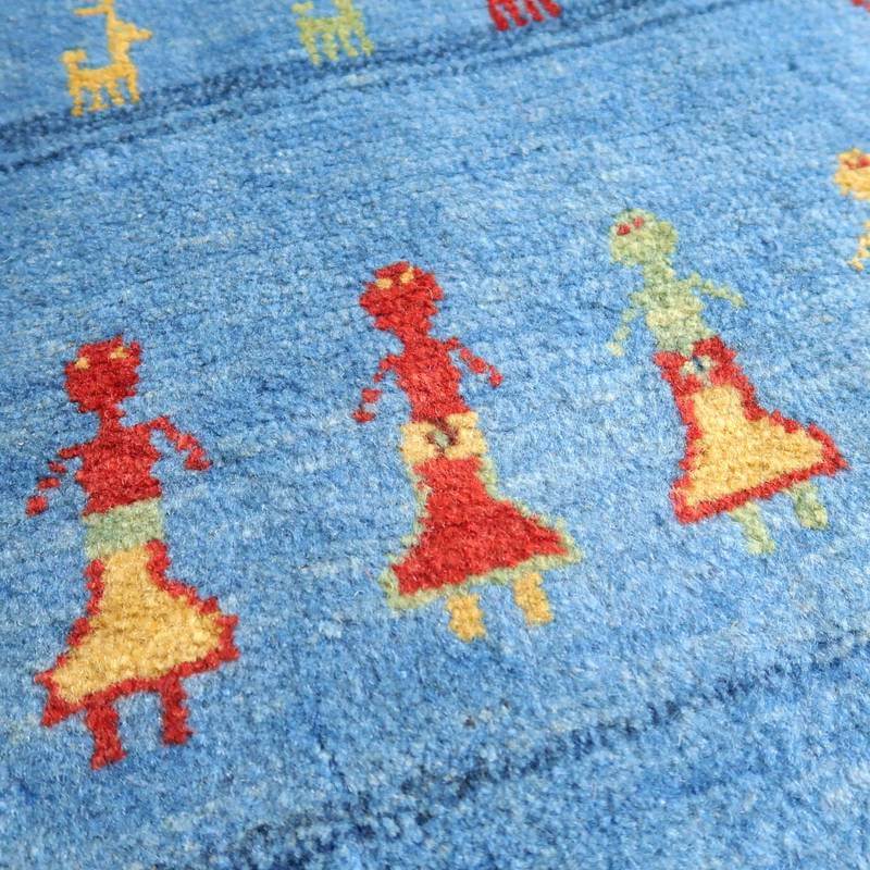 【オーダーメイド受付中】イラン　シラーズ産　ギャッベ 　（br-10051）