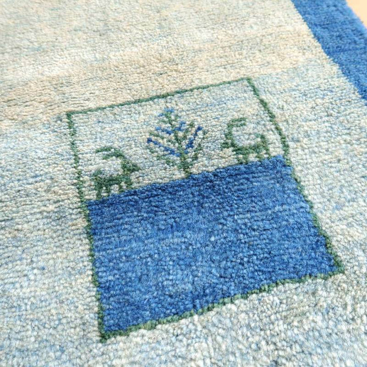 【オーダーメイド受付中】イラン　シラーズ産　ギャッベ 　（br-10052）