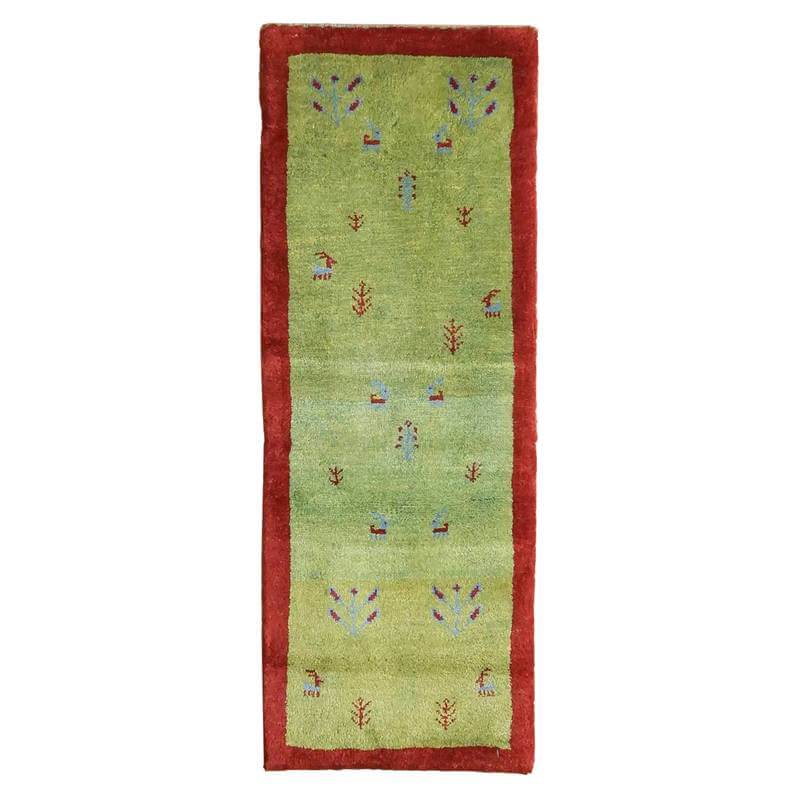 【オーダーメイド受付中】イラン　シラーズ産　ギャッベ 　（br-10057）