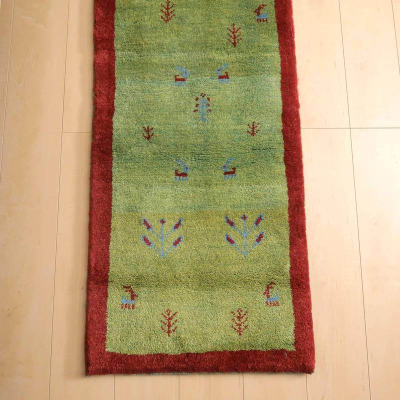 【オーダーメイド受付中】イラン　シラーズ産　ギャッベ 　（br-10057）