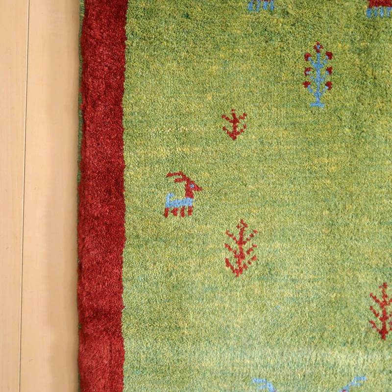 【オーダーメイド受付中】イラン　シラーズ産　ギャッベ 　（br-10057）