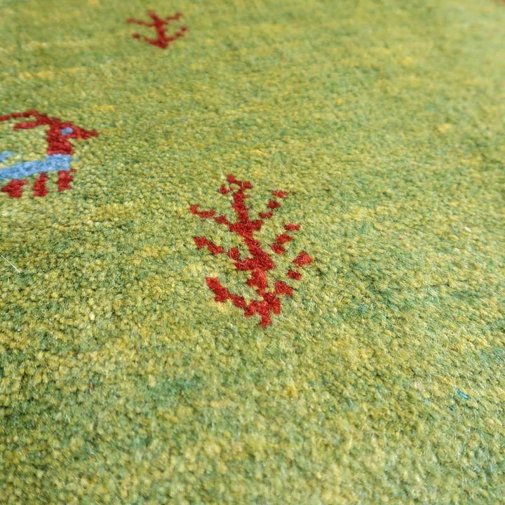 【オーダーメイド受付中】イラン　シラーズ産　ギャッベ 　（br-10057）