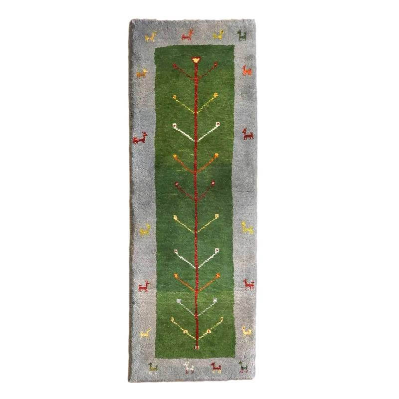 【オーダーメイド受付中】イラン　シラーズ産　ギャッベ 　（br-10540）