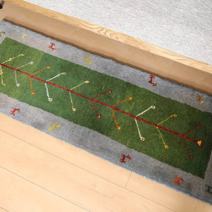 【オーダーメイド受付中】イラン　シラーズ産　ギャッベ 　（br-10540）