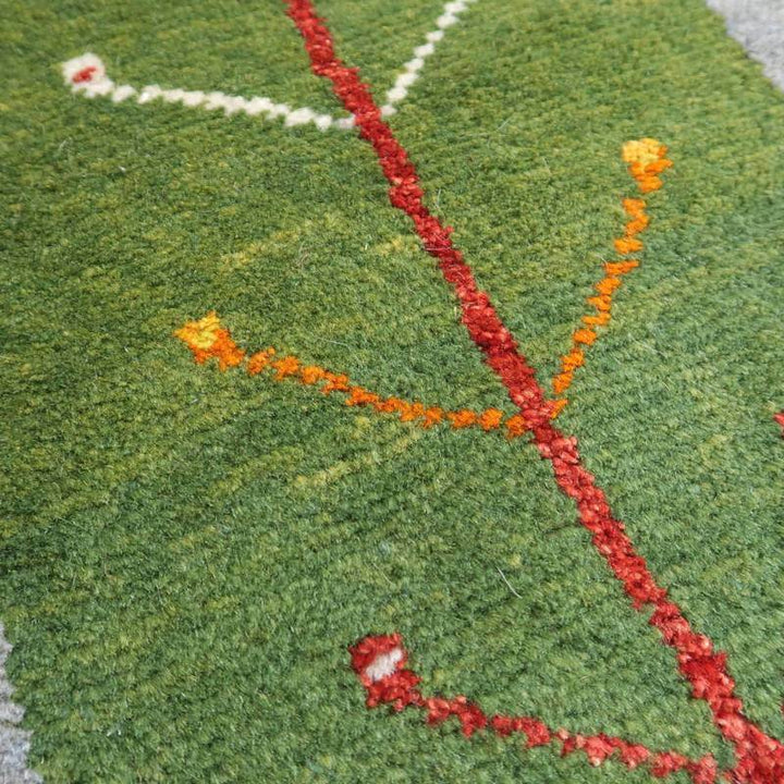 【オーダーメイド受付中】イラン　シラーズ産　ギャッベ 　（br-10540）