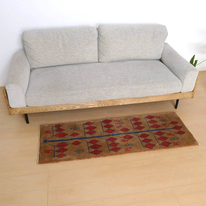 122×42cm ペルシャ絨毯 手織りギャッベ アマレ族ギャッベ ギャベランナー アマレ族ギャッベ 122×42cm 手織りギャッベ ペルシャ絨毯 ギャベランナー