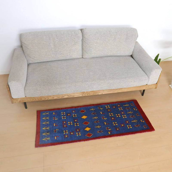 【オーダーメイド受付中】イラン　シラーズ産　ギャッベ 　（br-10542）