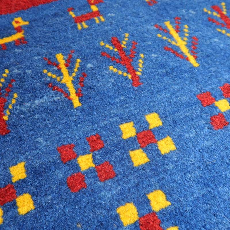 【オーダーメイド受付中】イラン　シラーズ産　ギャッベ 　（br-10542）