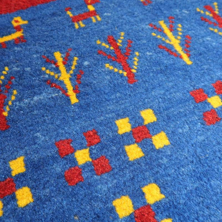 【オーダーメイド受付中】イラン　シラーズ産　ギャッベ 　（br-10542）