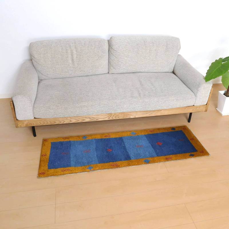 【オーダーメイド受付中】イラン　シラーズ産　ギャッベ 　（br-10575）