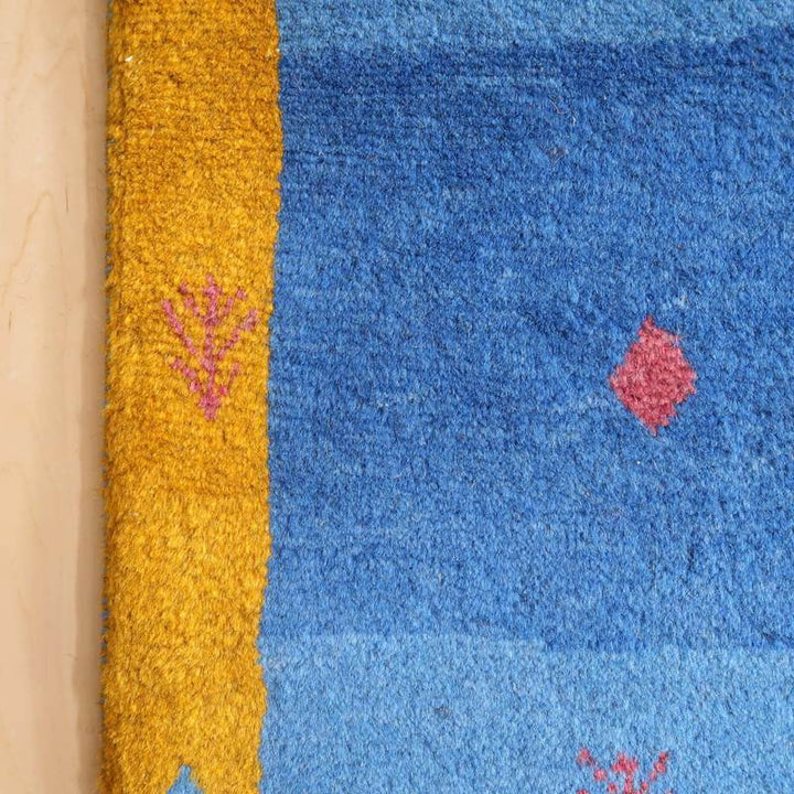 【オーダーメイド受付中】イラン　シラーズ産　ギャッベ 　（br-10575）