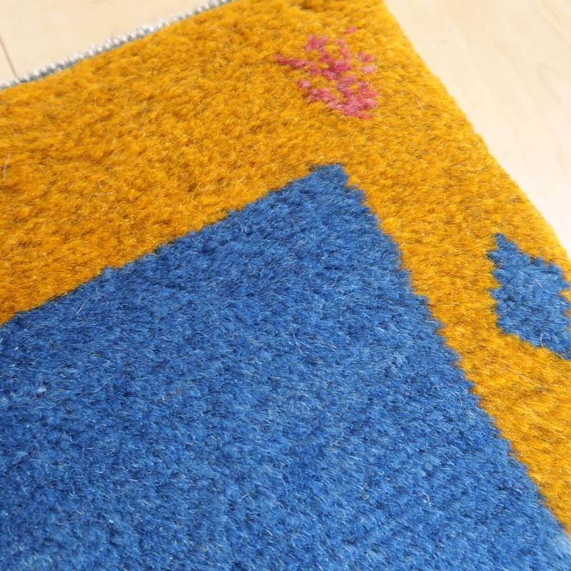 【オーダーメイド受付中】イラン　シラーズ産　ギャッベ 　（br-10575）