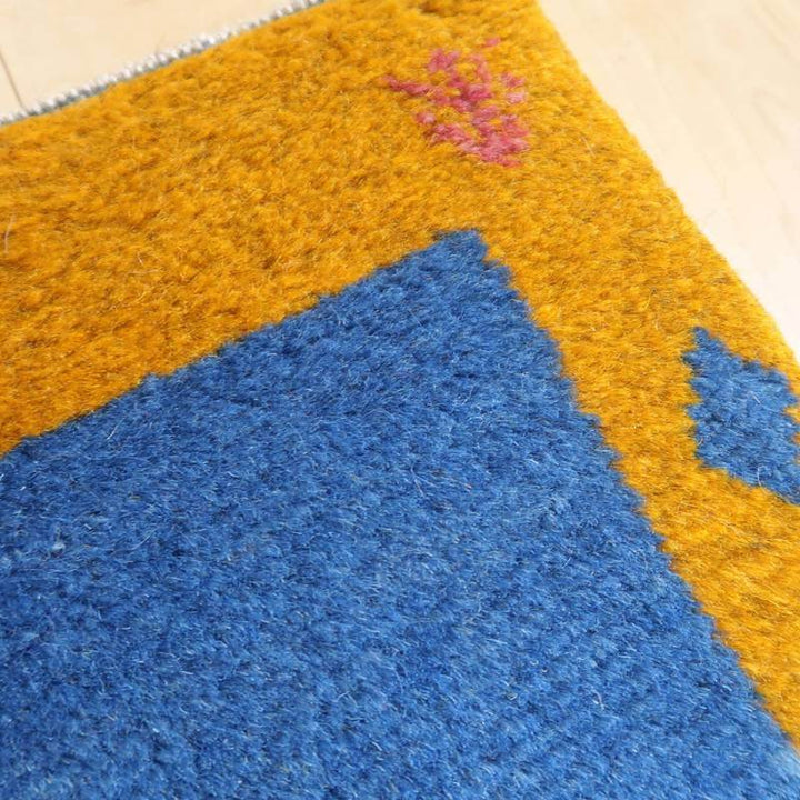 【オーダーメイド受付中】イラン　シラーズ産　ギャッベ 　（br-10575）