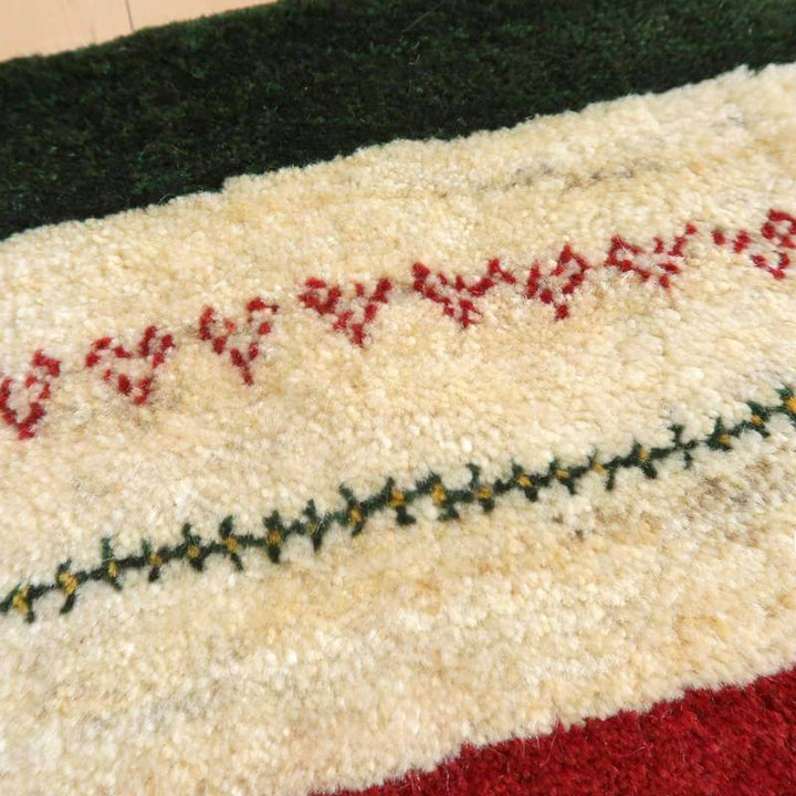 【オーダーメイド受付中】イラン　シラーズ産　ギャッベ 　（br-10579）