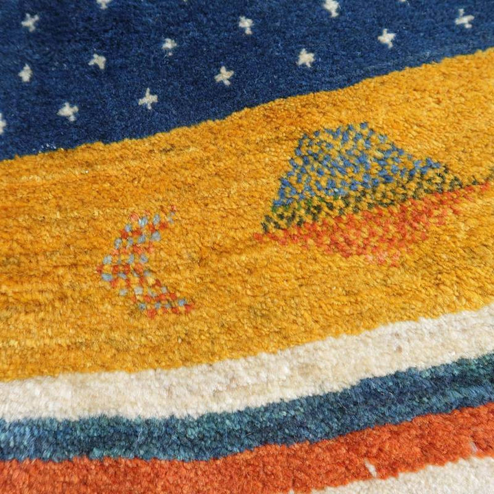 【オーダーメイド受付中】イラン　シラーズ産　ギャッベ 　（br-10579）