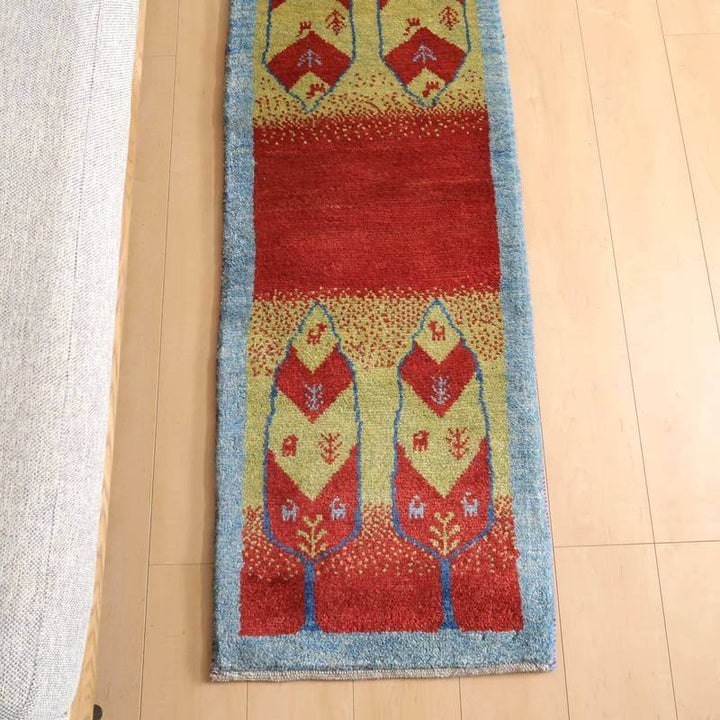 【オーダーメイド受付中】イラン　シラーズ産　ギャッベ 　（br-10581）