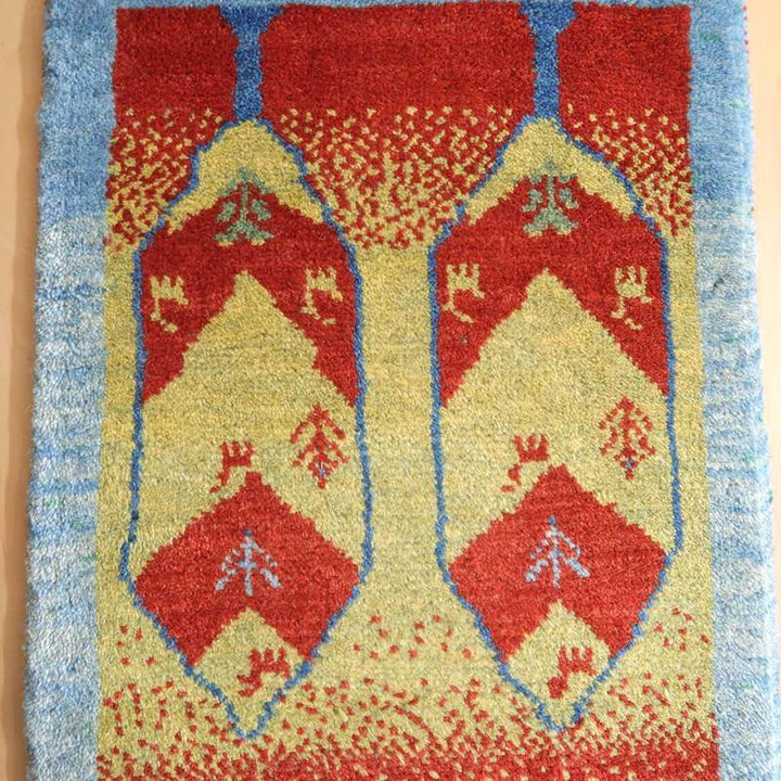 【オーダーメイド受付中】イラン　シラーズ産　ギャッベ 　（br-10581）