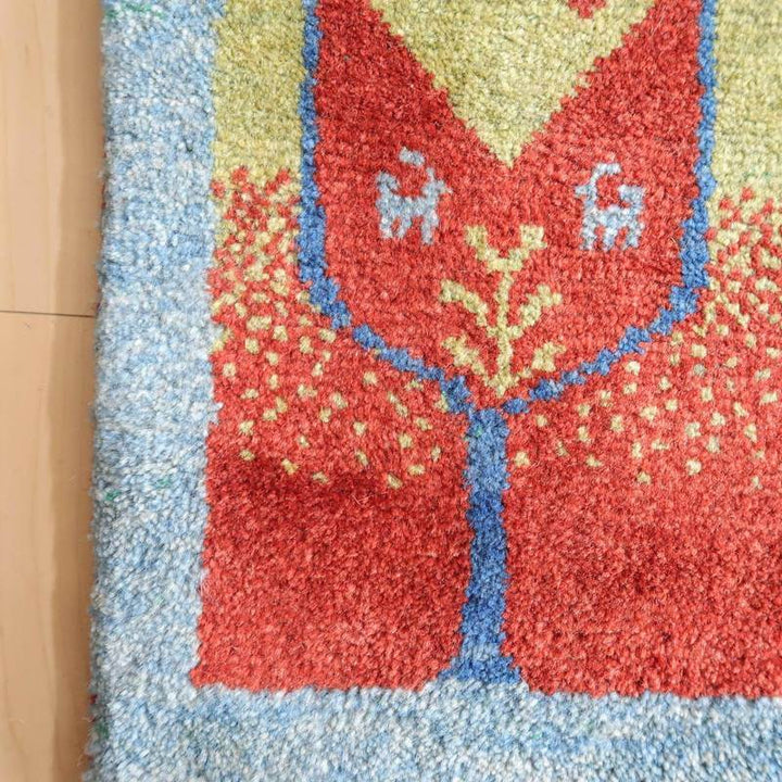 【オーダーメイド受付中】イラン　シラーズ産　ギャッベ 　（br-10581）