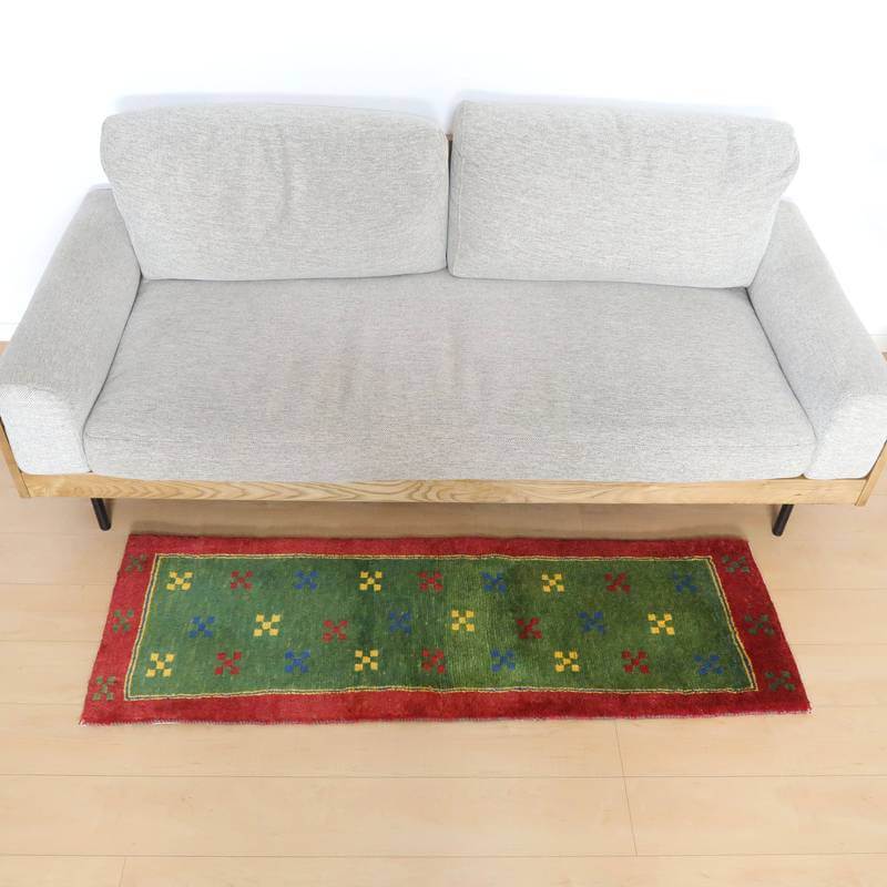 【オーダーメイド受付中】イラン　シラーズ産　ギャッベ 　（br-10980）