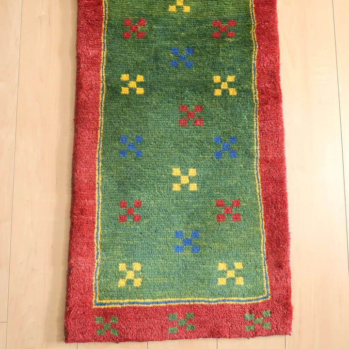 【オーダーメイド受付中】イラン　シラーズ産　ギャッベ 　（br-10980）