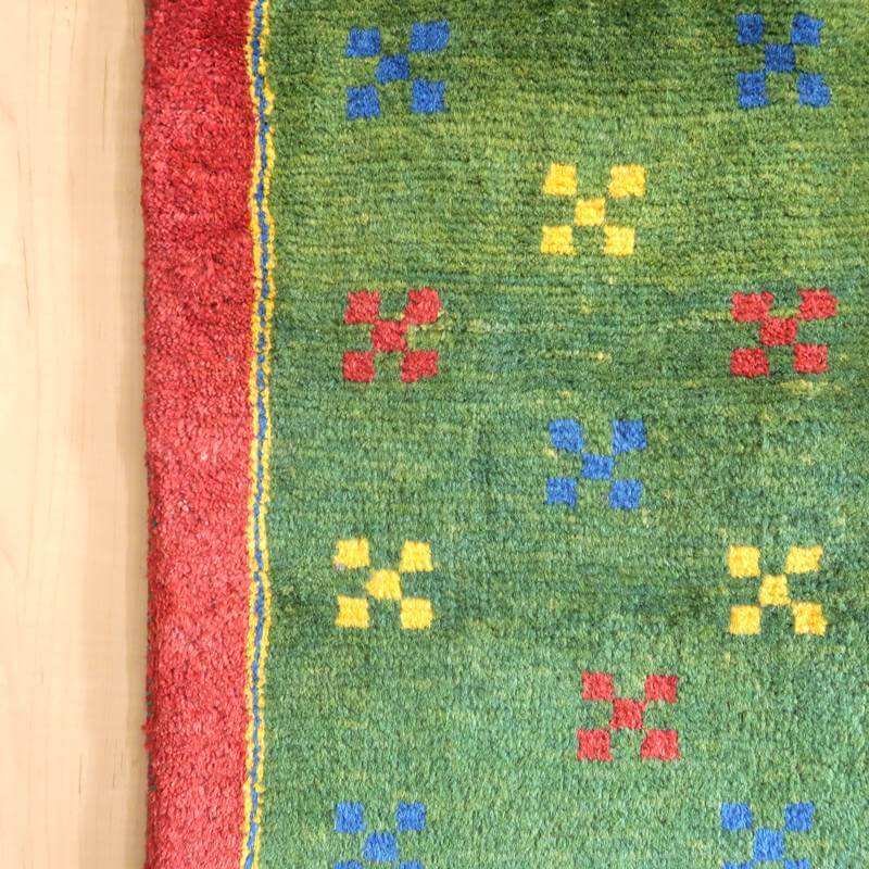 【オーダーメイド受付中】イラン　シラーズ産　ギャッベ 　（br-10980）