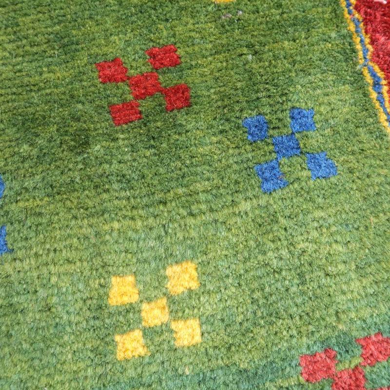 【オーダーメイド受付中】イラン　シラーズ産　ギャッベ 　（br-10980）