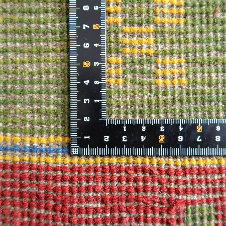 【オーダーメイド受付中】イラン　シラーズ産　ギャッベ 　（br-10980）