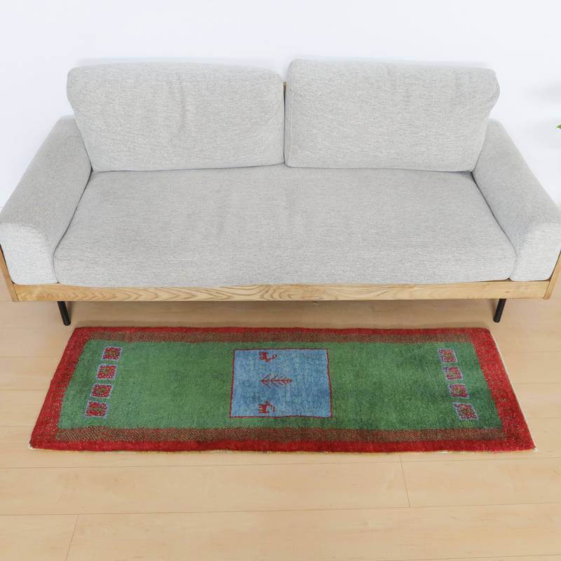 【オーダーメイド受付中】イラン　シラーズ産　ギャッベ 　（br-10983）