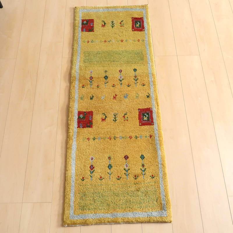 ギャッベ　149×55cm（BR-10987）