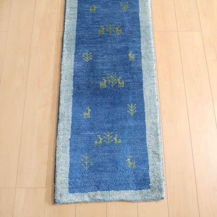 【オーダーメイド受付中】イラン　シラーズ産　ギャッベ 　（br-10988）