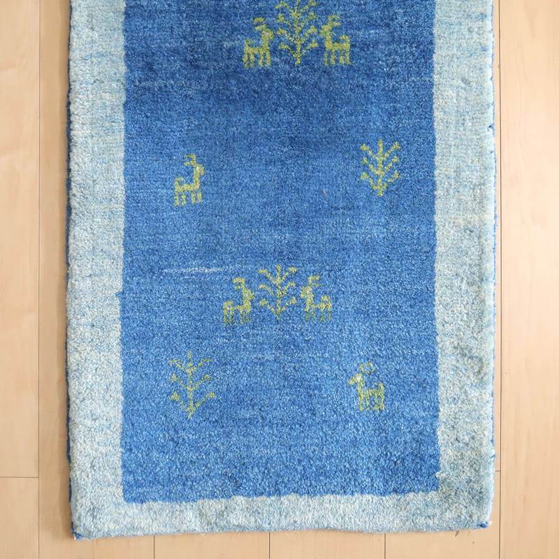 【オーダーメイド受付中】イラン　シラーズ産　ギャッベ 　（br-10988）