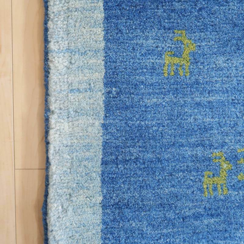 【オーダーメイド受付中】イラン　シラーズ産　ギャッベ 　（br-10988）