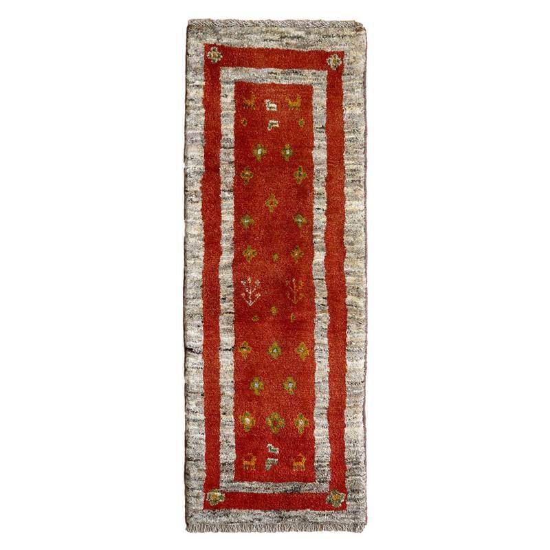 【オーダーメイド受付中】イラン　シラーズ産　ギャッベ 　（br-10989）