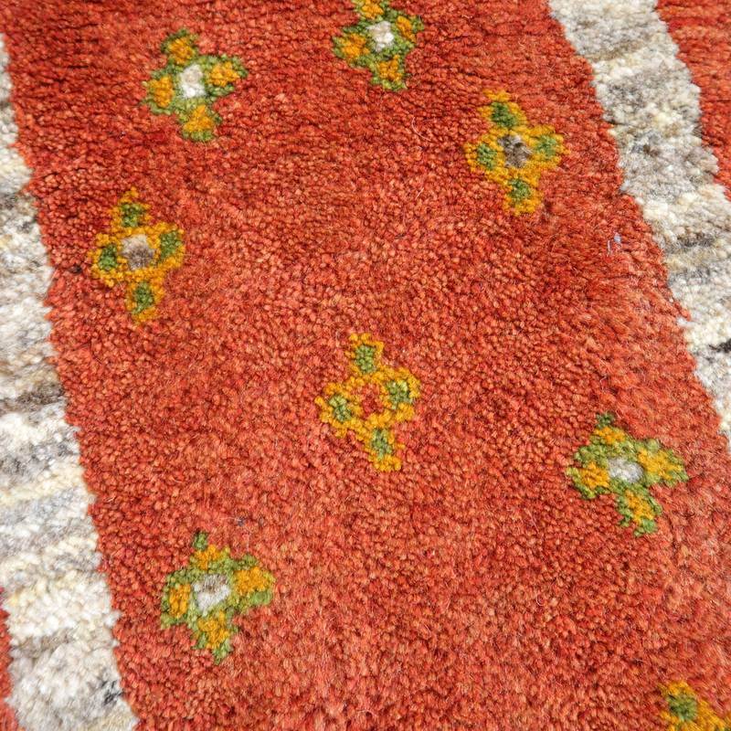 【オーダーメイド受付中】イラン　シラーズ産　ギャッベ 　（br-10989）