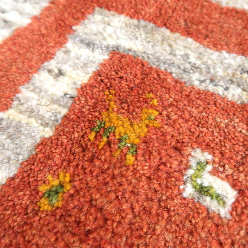 【オーダーメイド受付中】イラン　シラーズ産　ギャッベ 　（br-10989）