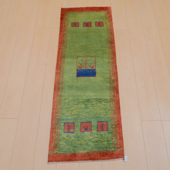 【オーダーメイド受付中】イラン　シラーズ産　ギャッベ 　（br-11624）