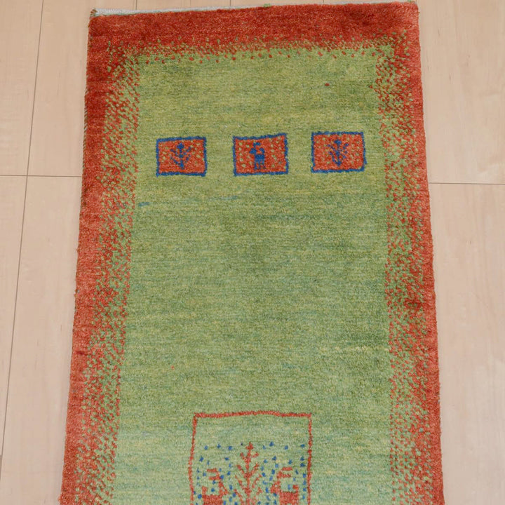 【オーダーメイド受付中】イラン　シラーズ産　ギャッベ 　（br-11624）