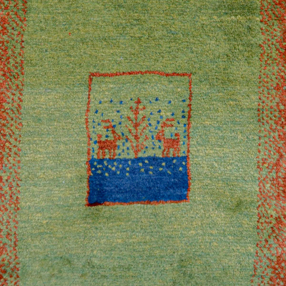 【オーダーメイド受付中】イラン　シラーズ産　ギャッベ 　（br-11624）